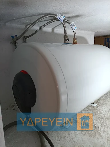 Εγκατάσταση θερμοσίφωνα δαπέδου Elco Duro Glass 80lt